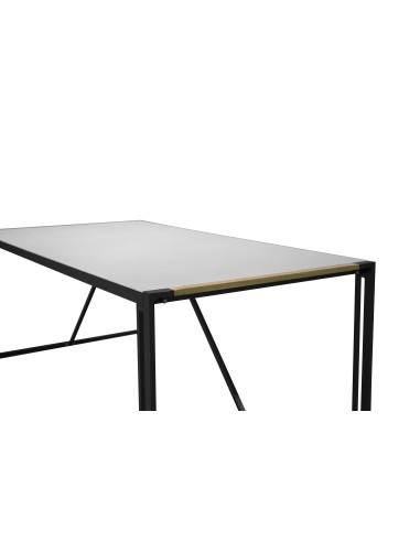 Matbord Texas, 200 × 100 cm, Ljusgrå