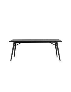 Matbord Sleek, 195 × 95 cm, Svart