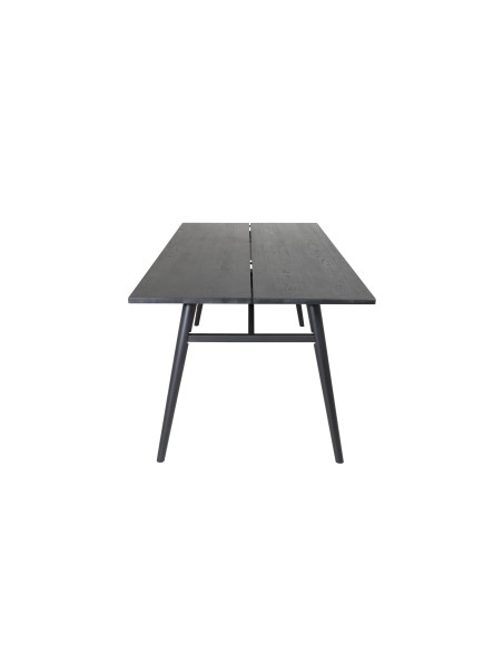 Matbord Sleek, 195 × 95 cm, Svart