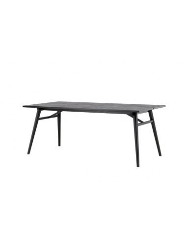 Matbord Sleek, 195 × 95 cm, Svart