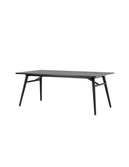 Matbord Sleek, 195 × 95 cm, Svart