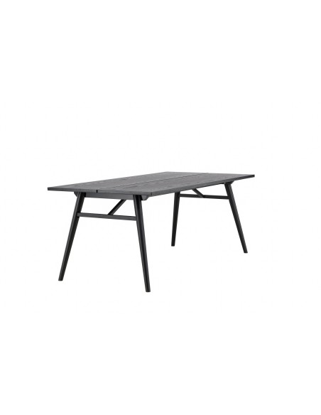 Matbord Sleek, 195 × 95 cm, Svart
