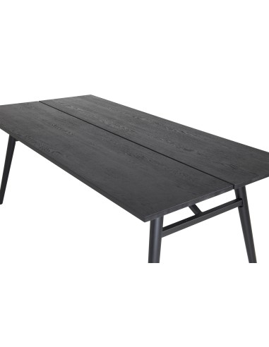 Matbord Sleek, 195 × 95 cm, Svart