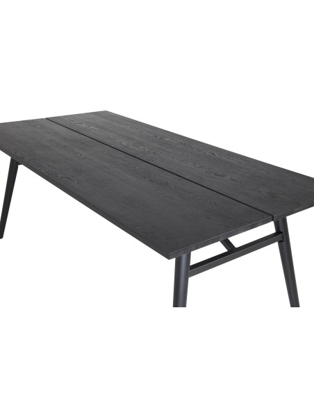 Matbord Sleek, 195 × 95 cm, Svart