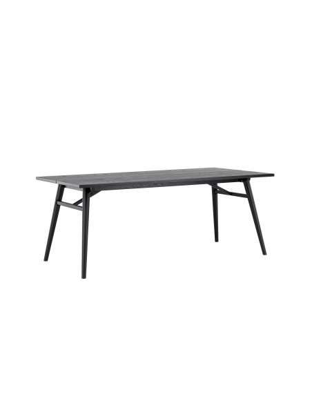 Matbord Sleek, 195 × 95 cm, Svart