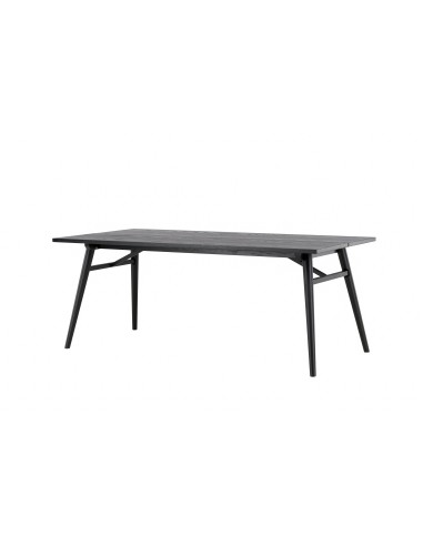 Matbord Sleek, 195 × 95 cm, Svart