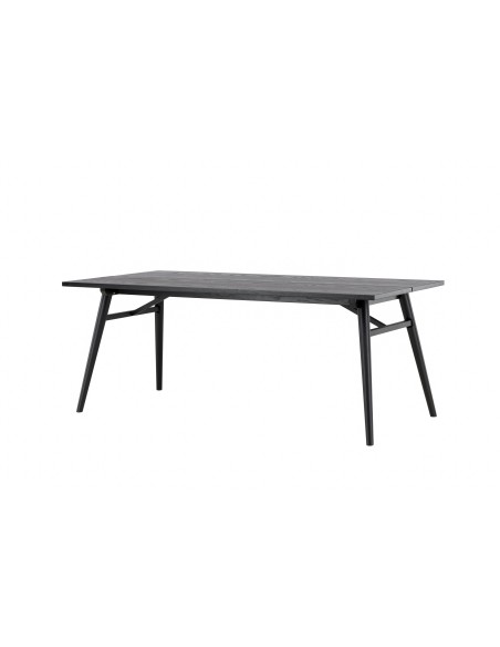 Matbord Sleek, 195 × 95 cm, Svart