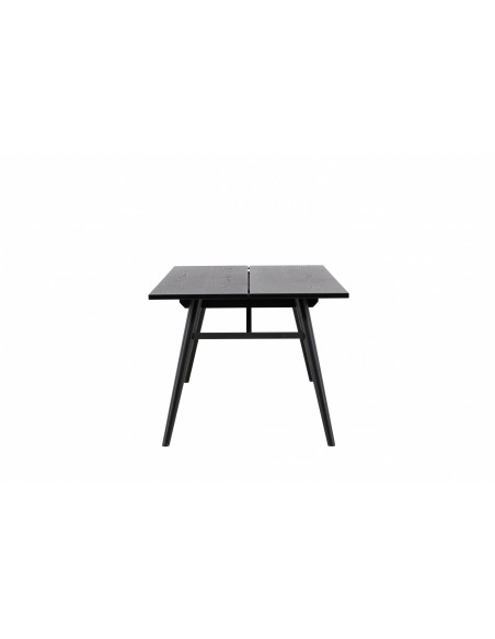 Matbord Sleek, 195 × 95 cm, Svart