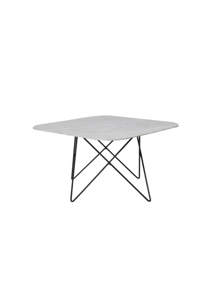 Soffbord Tristar, 80 × 80 cm, Grå