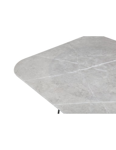 Soffbord Tristar, 80 × 80 cm, Grå