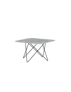 Soffbord Tristar, 80 × 80 cm, Vit 2