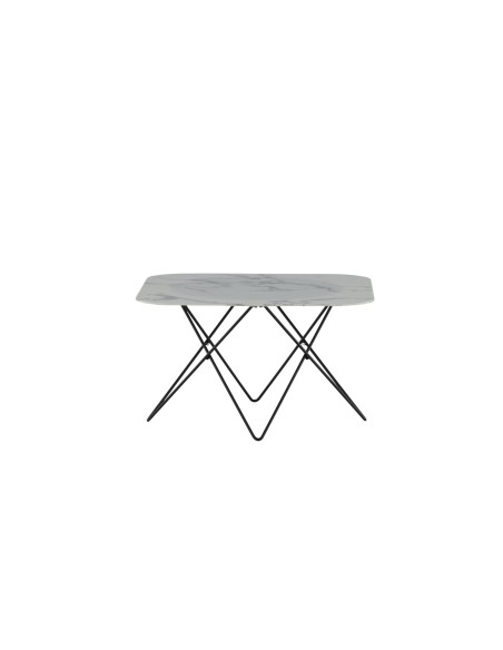Soffbord Tristar, 80 × 80 cm, Vit
