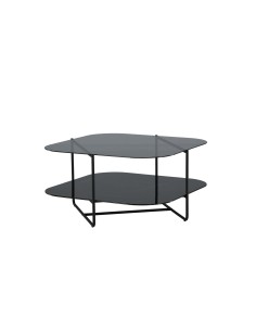 Soffbord Un-line, 85 × 85 cm, Svart 2