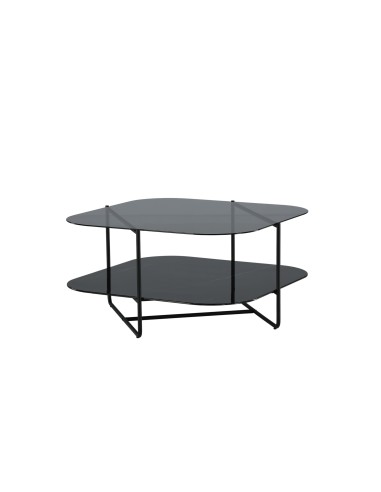 Soffbord Un-line, 85 × 85 cm, Svart