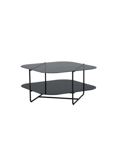 Soffbord Un-line, 85 × 85 cm, Svart