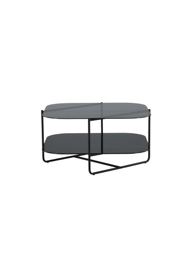 Soffbord Un-line, 85 × 85 cm, Svart