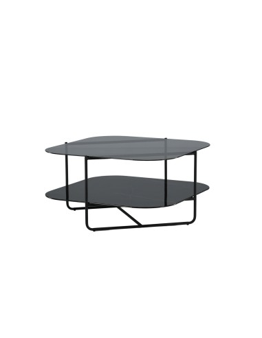 Soffbord Un-line, 85 × 85 cm, Svart