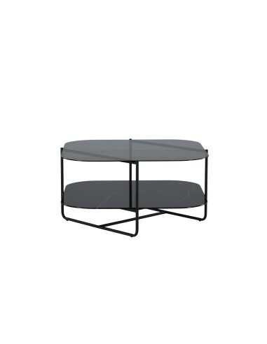 Soffbord Un-line, 85 × 85 cm, Svart