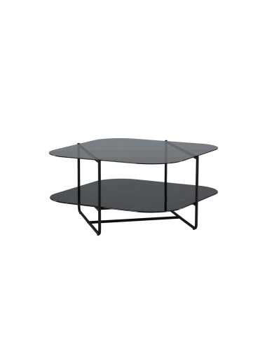 Soffbord Un-line, 85 × 85 cm, Svart