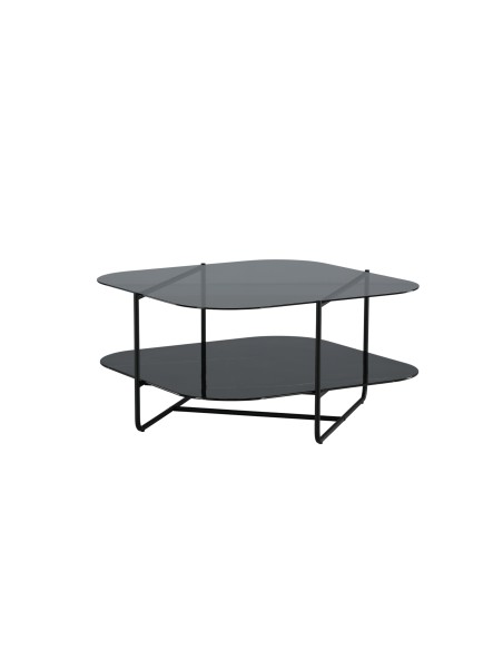 Soffbord Un-line, 85 × 85 cm, Svart
