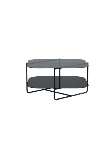 Soffbord Un-line, 85 × 85 cm, Svart