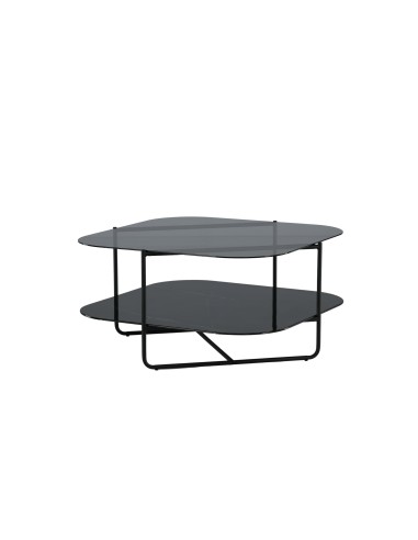Soffbord Un-line, 85 × 85 cm, Svart