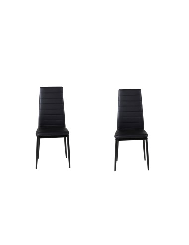 Matstol Slim, Svart