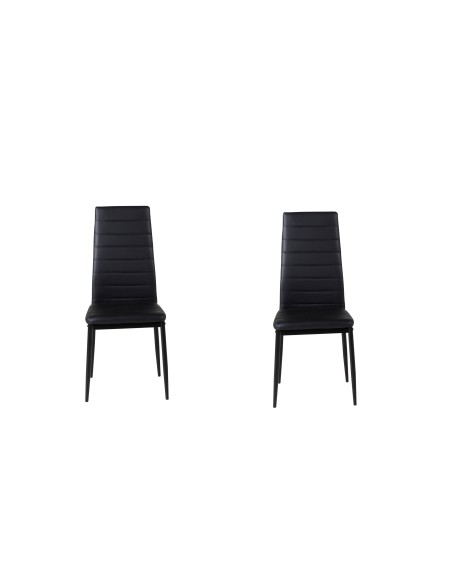 Matstol Slim, Svart