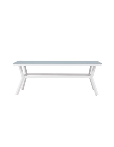 Matbord Virya, 200 × 100 cm, Vit