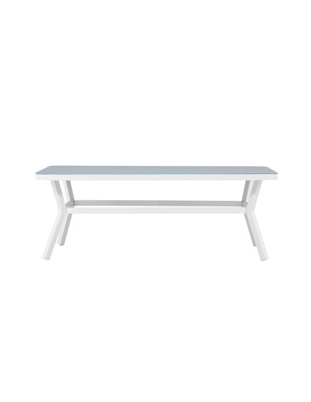 Matbord Virya, 200 × 100 cm, Vit