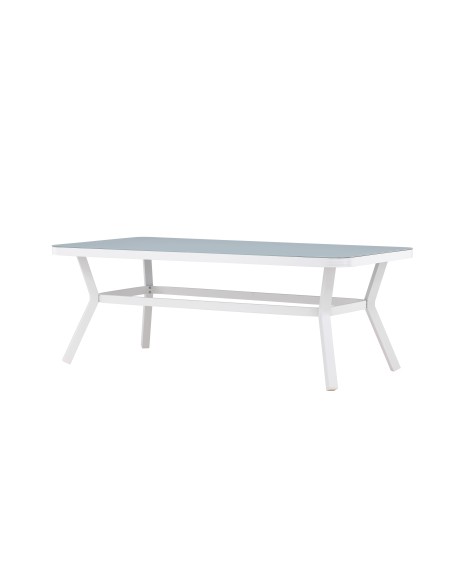 Matbord Virya, 200 × 100 cm, Vit