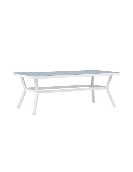 Matbord Virya, 200 × 100 cm, Vit