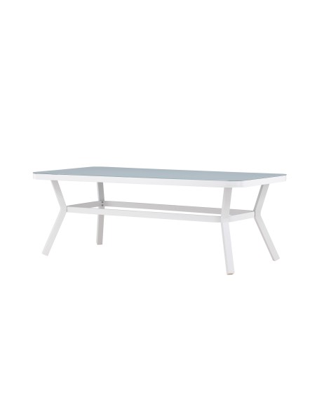 Matbord Virya, 200 × 100 cm, Vit