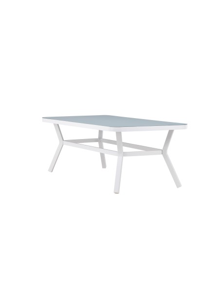 Matbord Virya, 200 × 100 cm, Vit