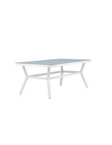 Matbord Virya, 200 × 100 cm, Vit