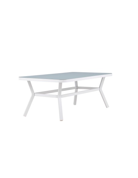 Matbord Virya, 200 × 100 cm, Vit