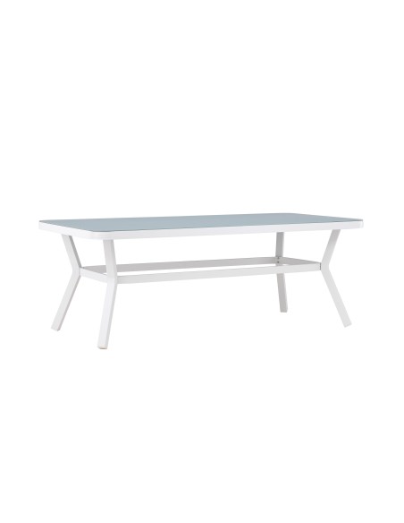 Matbord Virya, 200 × 100 cm, Vit