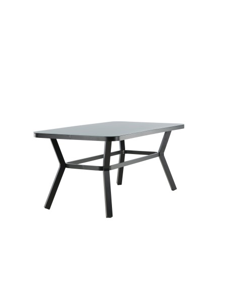 Matbord Virya, 160 × 90 cm, Svart