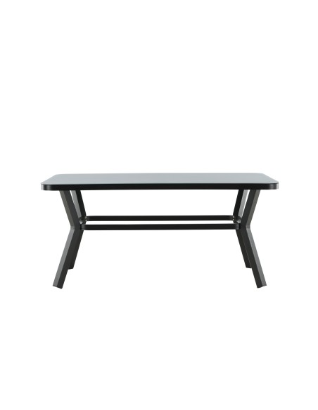 Matbord Virya, 160 × 90 cm, Svart