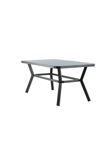 Matbord Virya, 160 × 90 cm, Svart