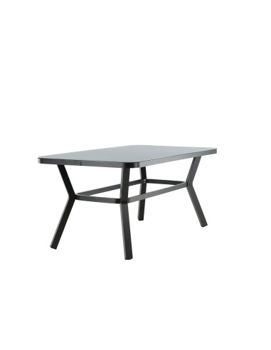 Matbord Virya, 160 × 90 cm, Svart