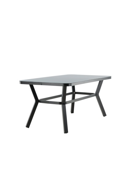 Matbord Virya, 160 × 90 cm, Svart