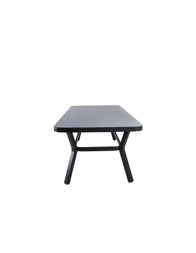 Matbord Virya, 200 × 100 cm, Svart