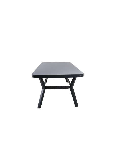 Matbord Virya, 200 × 100 cm, Svart