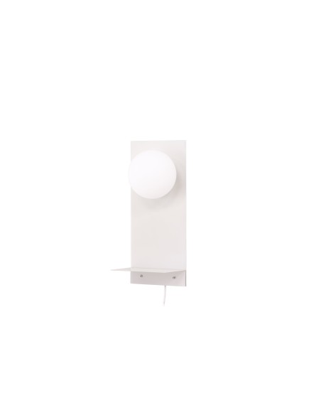 Vägglampa Troyes, Light Grey