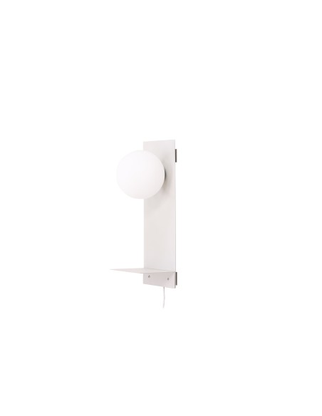 Vägglampa Troyes, Light Grey