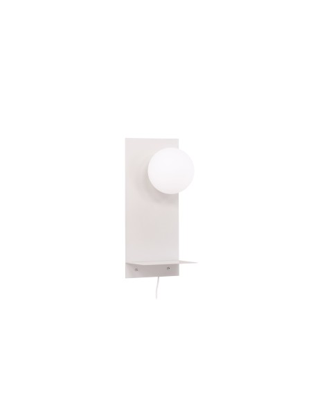Vägglampa Troyes, Light Grey