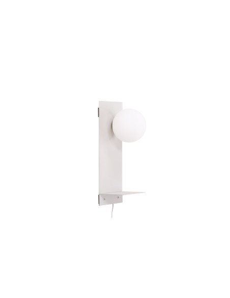 Vägglampa Troyes, Light Grey