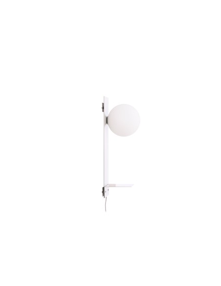 Vägglampa Troyes, Light Grey