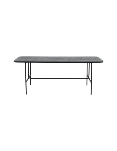 Matbord Uno, 200 × 90 cm, Svart